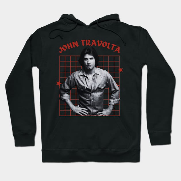 John travolta --- 80s aesthetic Hoodie by TempeGorengs